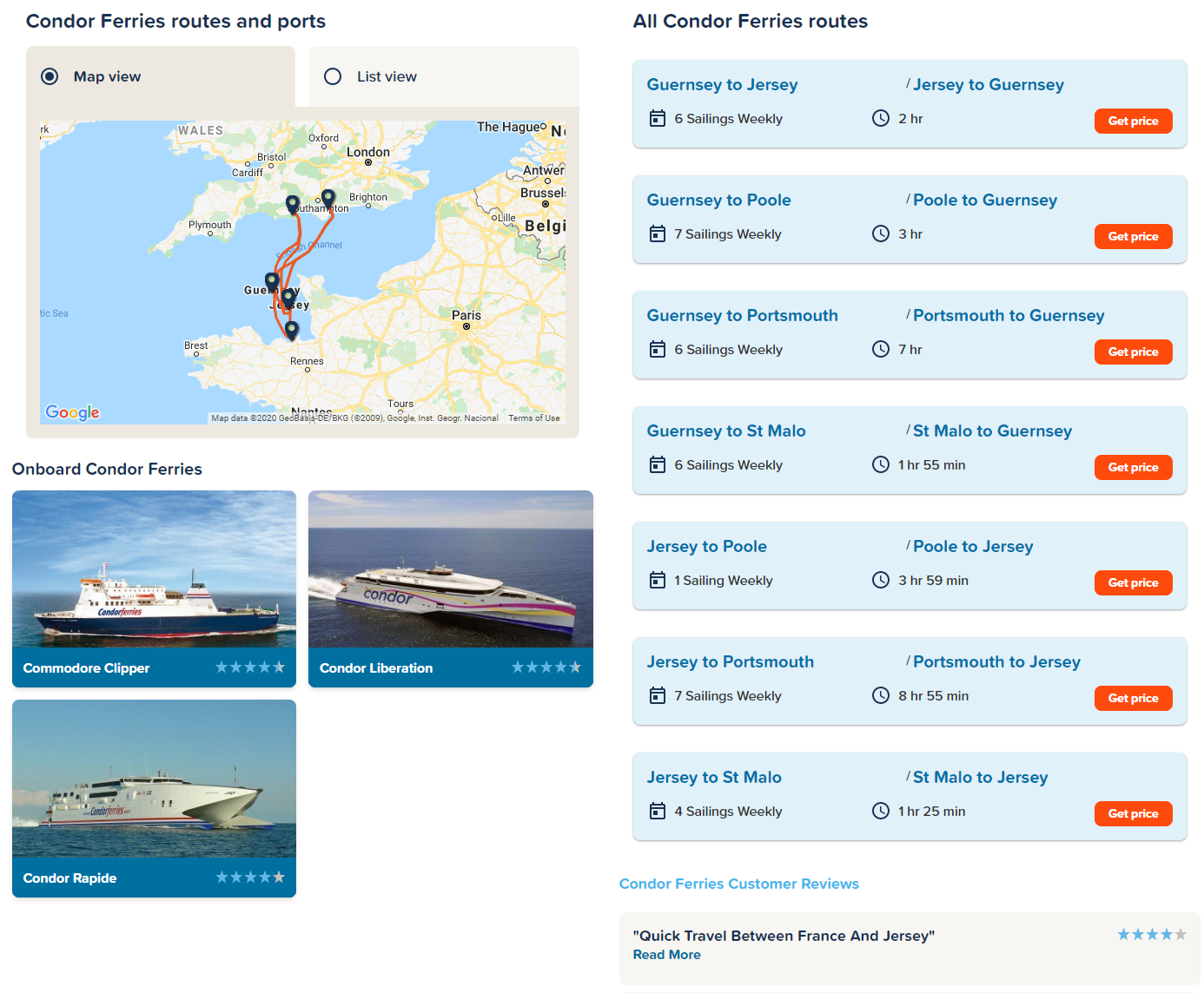 Condor Ferries Navigating Ferry Services, Timetables, and Business